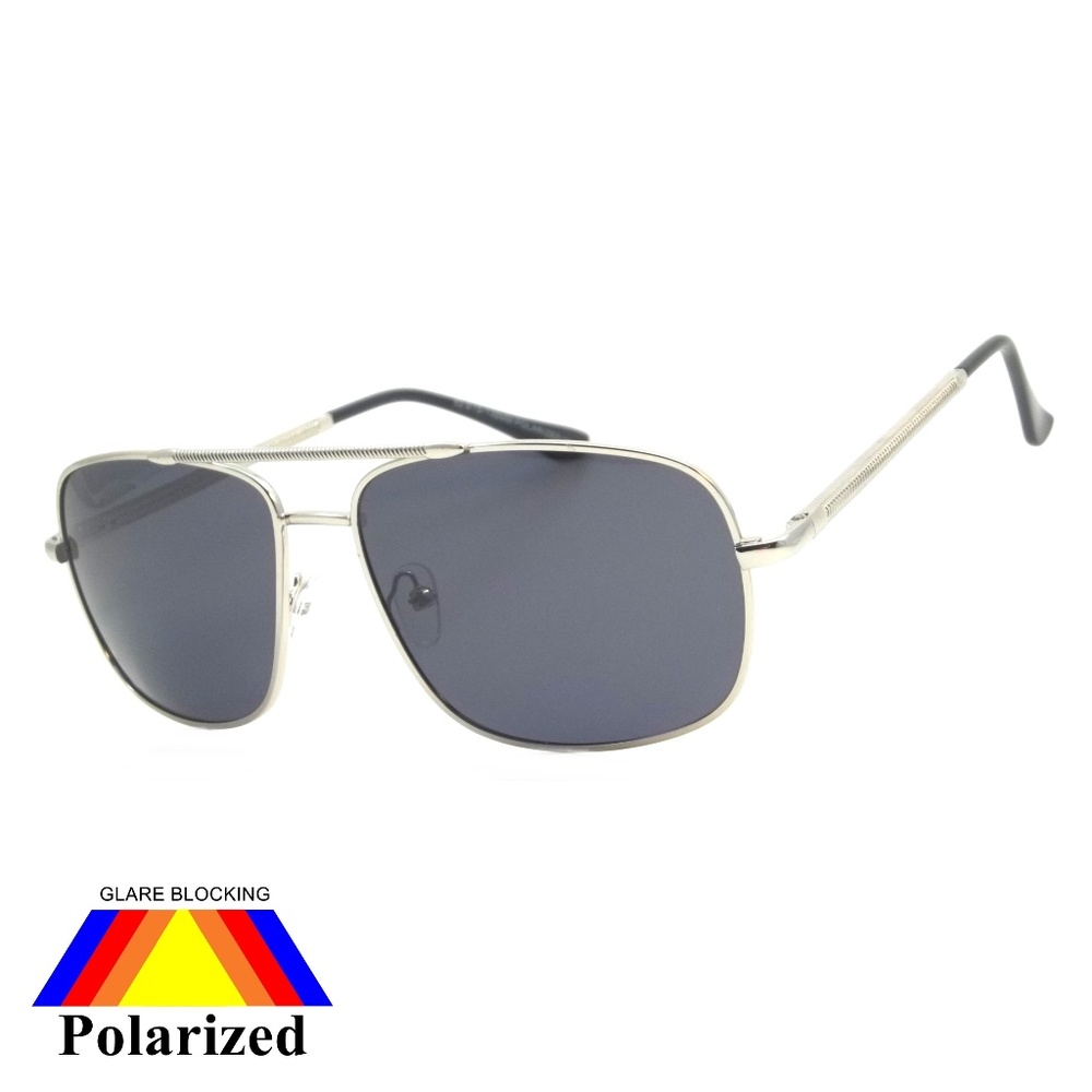 Retro Polarized Aviator Sunglasses Terrain Square